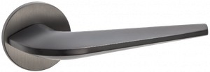 Дверная ручка Макиато INAL 544-06 slim  матовый черный никель (графит)