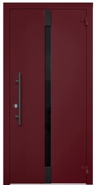Входная дверь AG6050 багряный рубин/белый