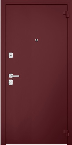 Входная дверь AG6060 багряный рубин/белый