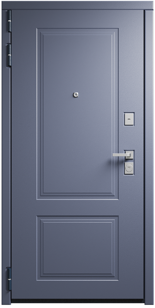 Входная дверь МОНАКО синий / белый