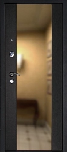 Входная дверь ДК Тепло-Люкс Венге/Венге + зеркало