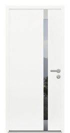 Входная дверь AG6051 оникс/белый - вид изнутри