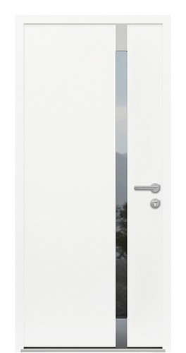 Входная дверь AG6051 оникс/белый