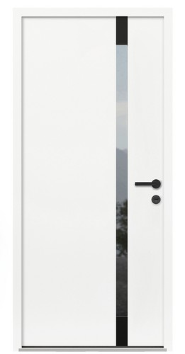 Входная дверь AG6052 антрацит/белый