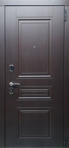 Входная дверь Прованс (горький шоколад/белый софт)