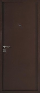 Входная дверь Яшма-11 с одним замком - вид изнутри